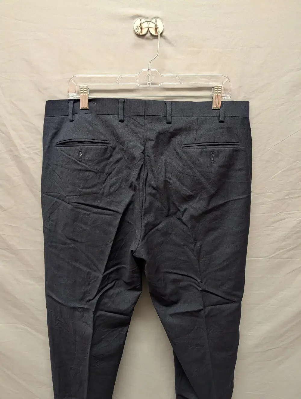 Lauren Ralph Lauren Pants Mens 36x30 Charcoal Dress Trousers Flat Front Office